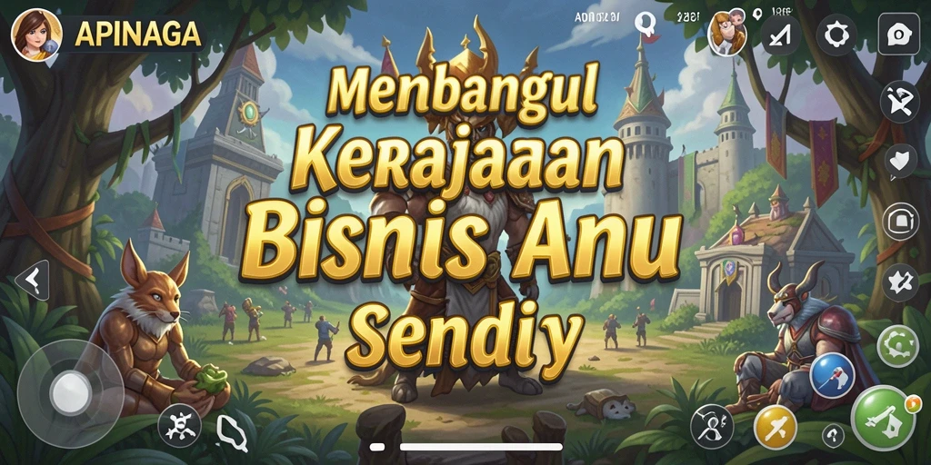Tampilan Gameplay APINAGA yang menarik dan penuh warna.