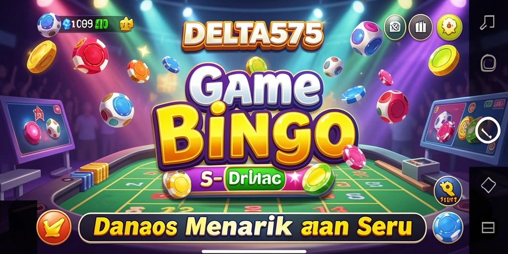 Tampilan gameplay seru dalam DELTA575 yang mengajak Anda bermain Bingo.