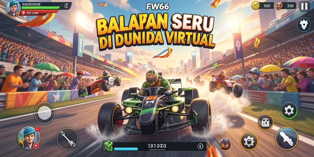 Tampilan gameplay FW66 yang intens dan penuh adrenalin.