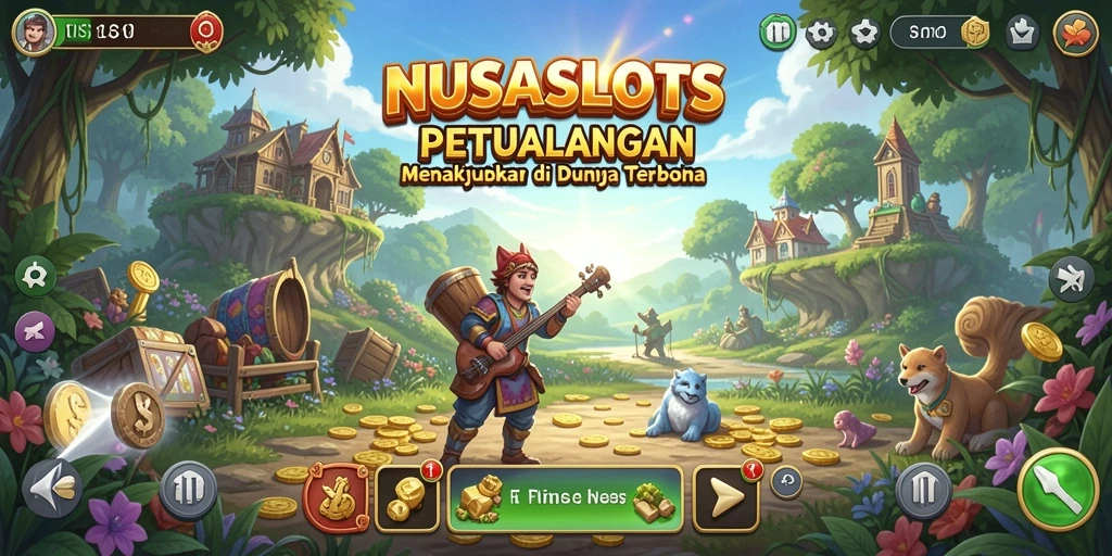 Gameplay Open World yang menakjubkan di NUSASLOTS.