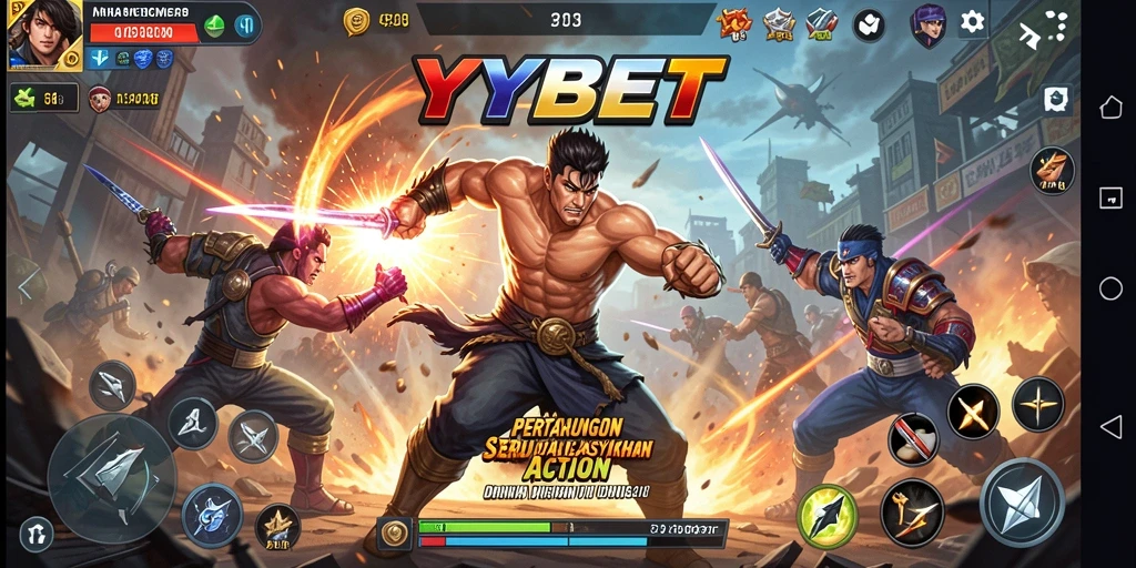 Tampilan aksi seru dalam YYBET yang memukau.