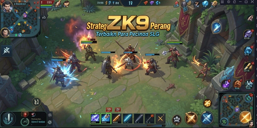 Tampilan gameplay ZK9 yang mendebarkan dan penuh aksi.